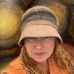 Nordstrom Tan and Brown Women's Hat